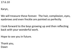 Dawns Letter